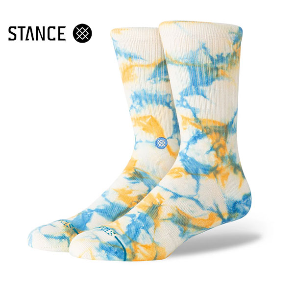 【STANCE】SPOTTY DYE CREW Mango スタンス 靴下 スケートボード スケボー SKATEBOARD