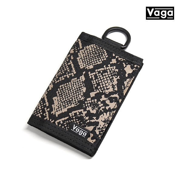 【VAGA】NANO WALLET serpentine black　バガ スケートボード 財布 ウォレット SKATEBOARD