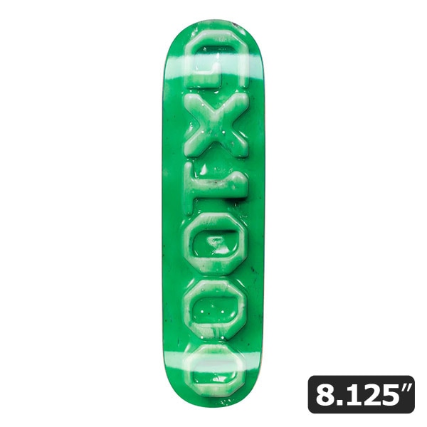 【GX1000】CERAMIC GREEN 8.125インチ ジーエックス スケートボード スケボー デッキ SKATEBOARD DECK