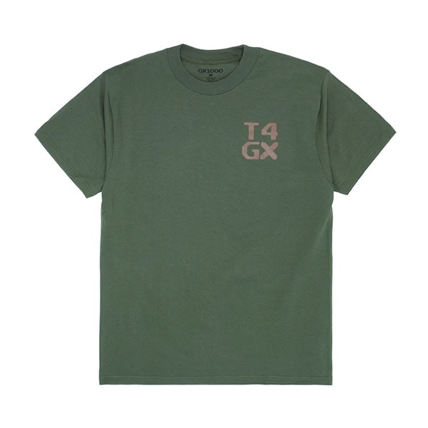 GX1000】T4 TEE desert green ジーエックス Tシャツ スケボー スケート
