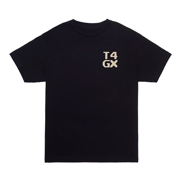 GX1000】T4 TEE black ジーエックス Tシャツ スケボー スケートボード