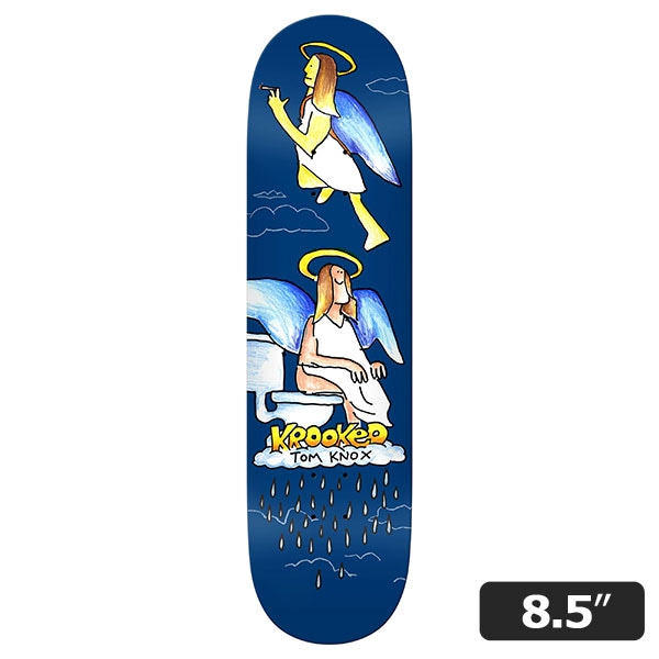 【KROOKED】Tom Knox ANGEL 8.5インチ クルキッド スケートボード スケボー デッキ SKATEBOARD DECK