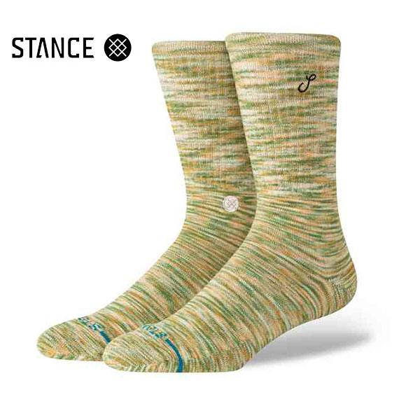 【STANCE】INTERSTELLAR CREW Orange スタンス 靴下 スケートボード スケボー SKATEBOARD