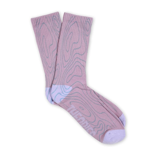 【THEORIES】CONTOUR SOCK lavender　セオリーズ 靴下 スケートボード スケボー SKATEBOARD