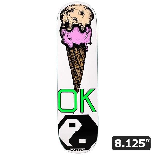 【QUASI】OKAY 8.125インチ　クワジー スケートボード スケボー デッキ SKATEBOARD DECK