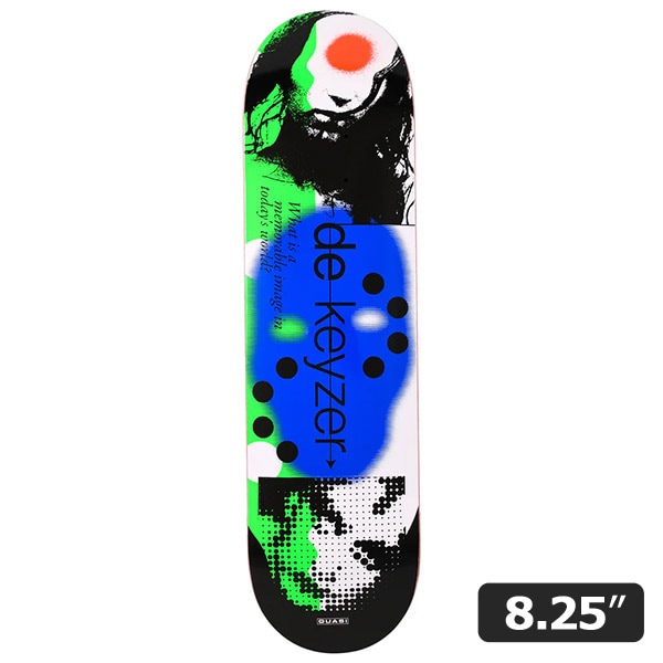 【QUASI】Bobby De Keyzer IMAGE WORLD 8.25インチ　クワジー スケートボード スケボー デッキ SKATEBOARD DECK