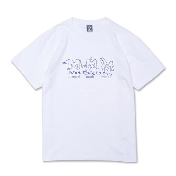 【MAGICAL MOSH MISFITS】あにまるTEE white　マジカルモッシュミスフィッツ Tシャツ SKATEBOARD