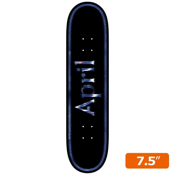 【APRIL】OG LOGO FRACTURED 7.5インチ　エイプリル  デッキ スケートボード スケボー SKATEBOARD DECK
