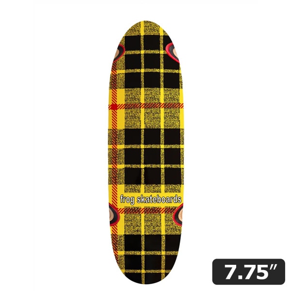 【FROG】PLAID MICRO PIPER 7.75インチ　フロッグ スケートボード スケボー デッキ SKATEBOARD DECK
