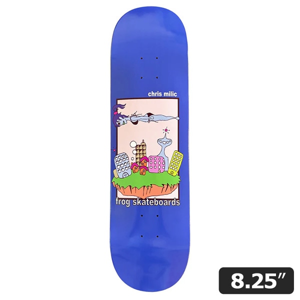 【FROG】Chris Milic AIR HEAD 8.25インチ　フロッグ スケートボード スケボー デッキ SKATEBOARD DECK