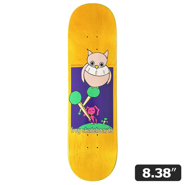 【FROG】Dustin Henry WISE ONE 8.38インチ　フロッグ スケートボード スケボー デッキ SKATEBOARD DECK