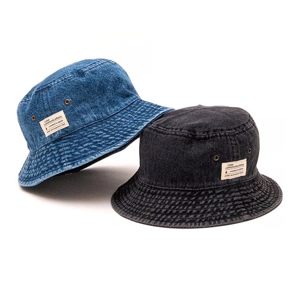 【COLOR COMMUNICATIONS】HAT / COTTON TAG BUCKET DENIM カラーコミュ二ケーションズ 帽子  スケートボード スケボー SKATEBOARD