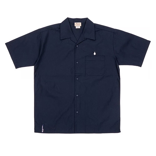 【COLOR COMMUNICATIONS】SHORT SLEEVE SHIRT / DRIP EMB TC TWILL カラーコミュ二ケーションズ シャツ  スケートボード スケボー SKATEBOARD