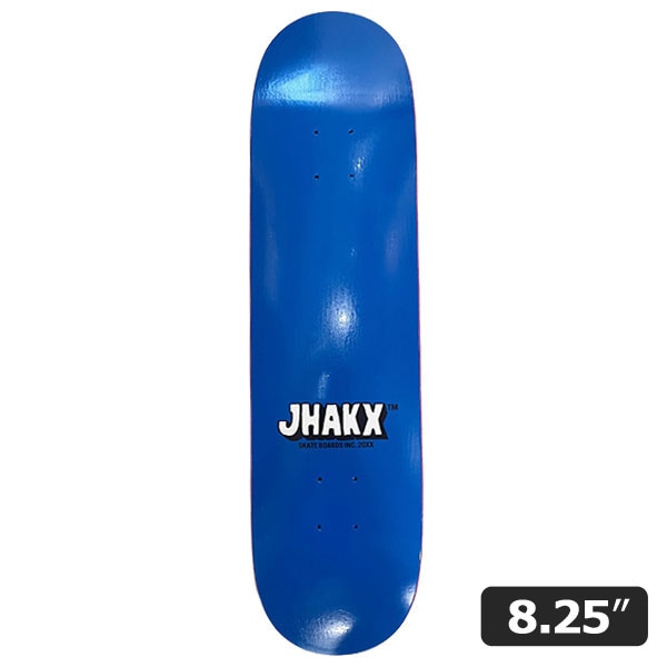 【JHAKX】 LOGO BLUE 8.25インチ ジャークス スケートボード スケボー デッキ SKATEBOARD DECK