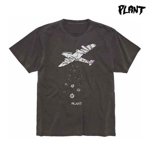 【PLANT】PEACE TEE WASHED BLACK　プラント スェットシャツ クルーネック トレーナー スケートボード スケボー SKATEBOARD