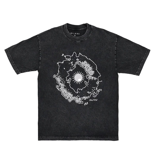 【QUASI】DISPERSION TEE carbon black　クワジー スケートボード スケボー Tシャツ SKATEBOARD