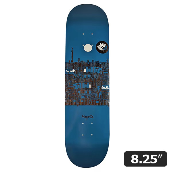 【MAGENTA】Leo Valls & Glen Fox ROOFTOP 8.25インチ　マジェンタ スケートボード スケボー デッキ  SKATEBOARD DECK