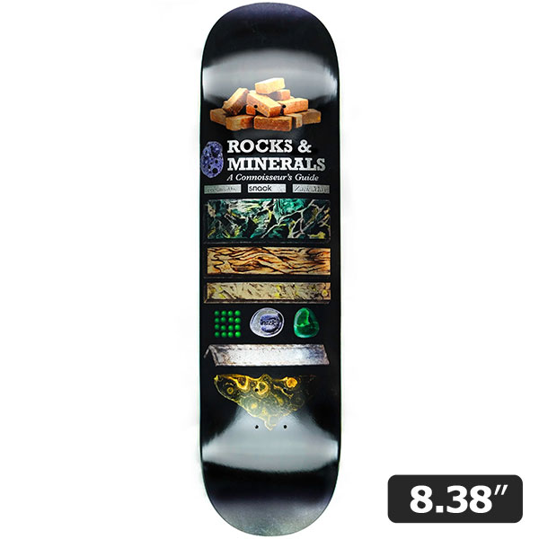 【SNACK】ZACK MAY ROCK AND MINERALS 8.38インチ スナック スケートボード スケボー デッキ  SKATEBOARD DECK
