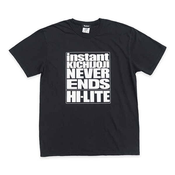 【hi-lite×instant】INSTANT KICHIJOJI 15TH ANNIVERSARY TEE black  ハイライト インスタント Tシャツ スケートボード スケボー SKATEBOARD
