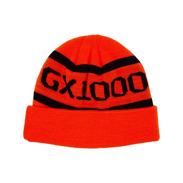 GX1000】OG LOGO BEANIE orange ジーエックス ニット帽 スケボー