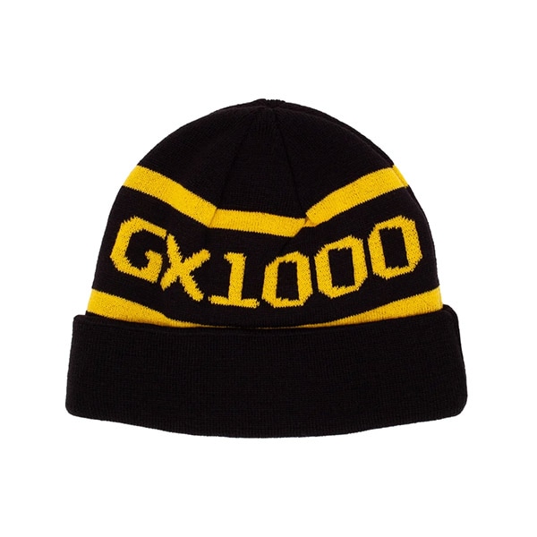 GX1000】OG LOGO BEANIE black ジーエックス ニット帽 スケボー
