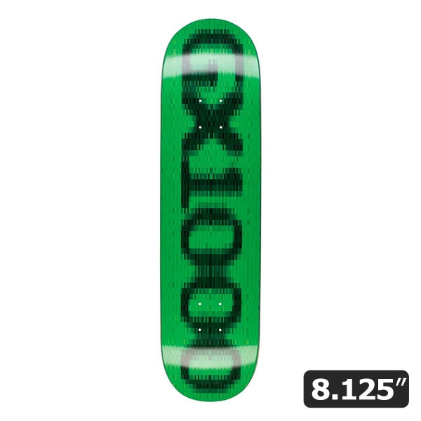 【GX1000】OG LOGO BLUR GREEN 8.125インチ　ジーエックス スケートボード スケボー デッキ  SKATEBOARD DECK