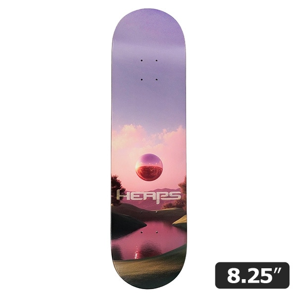 【HEAPS】FLOATING REALM 8.25インチ　ヒープス スケートボード スケボー デッキ SKATEBOARD DECK