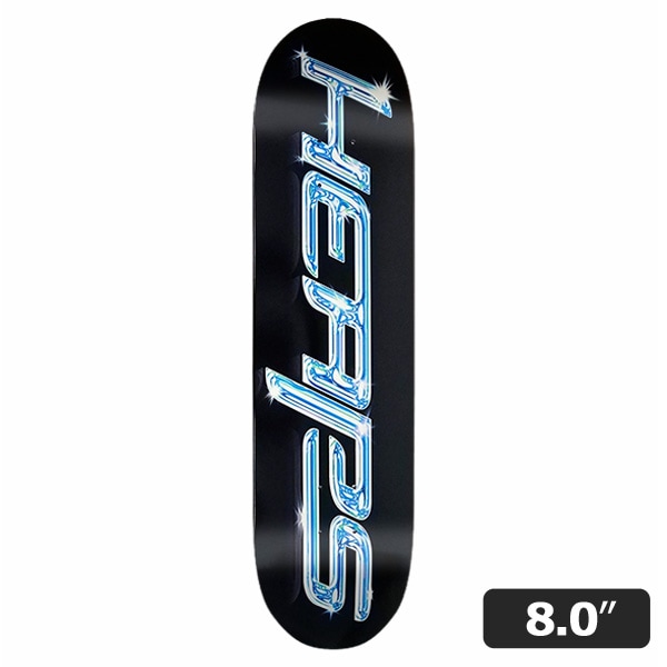 【HEAPS】LOGO BLACK/BLUE 8.0インチ　ヒープス スケートボード スケボー デッキ SKATEBOARD DECK
