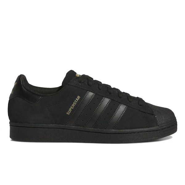 【adidas skateboarding】SUPERSTAR ADV KZ8893 カラー：core black/core black/gold metallic　アディダス スケボー シューズ 靴 スニーカー SKATEBOARD SHOES