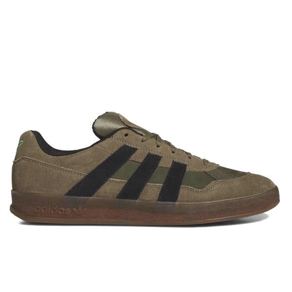【adidas skateboarding】ALOHA SUPER KJ0281 カラー：olive strata/core black/gum　アディダス スケボー シューズ 靴 スニーカー SKATEBOARD SHOES