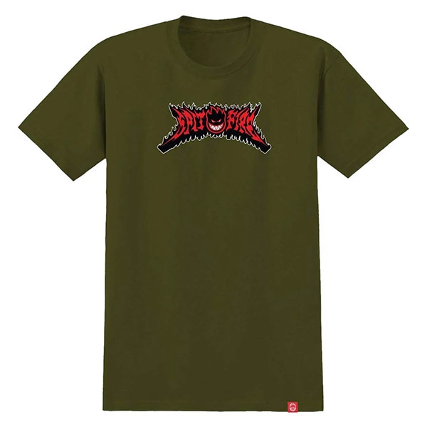 スケートボード 半袖 spitfire tシャツ スピットファイアー ムラサキ