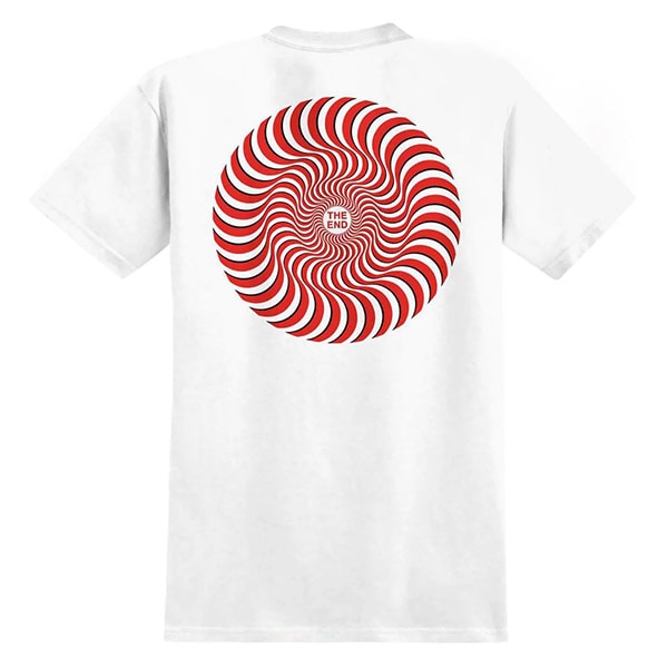 【SPITFIRE】CLASSIC SWIRL OVERLAY S/STEE white スピットファイアー Tシャツ 半袖 スケートボード スケボー SKATEBOARD