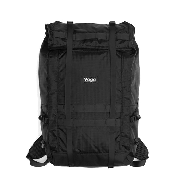 h*s様 VAGA ロールトップバックパック Stealth ブラック スケボー VAGA】STEALTH 3G rip-stop black バガ バッグ スケートボード
