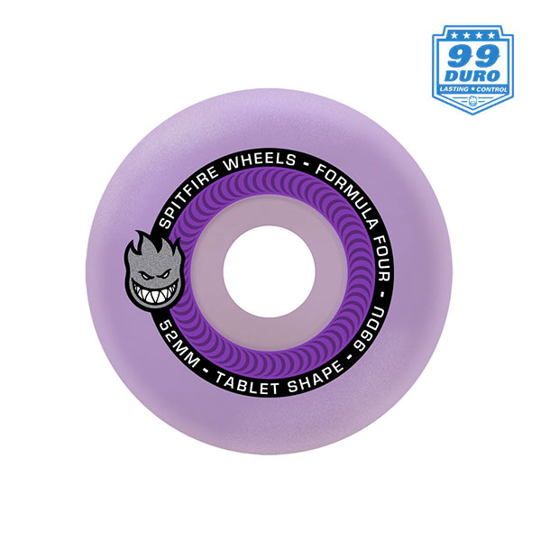 SPITFIRE】F4 TABLETS PURPLE 99DU 52mm スピット ファイアー