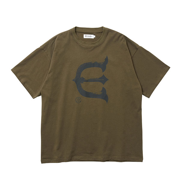 【Evisen】E LOGO TEE KHAKI エビセン Tシャツ スケートボード スケボー SKATEBOARD