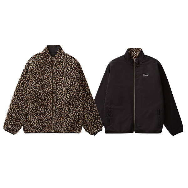 【GRAND COLLECTION】REVERSIBLE LEOPARD JACKET グランド ジャケット スケートボード スケボー SKATEBOARD