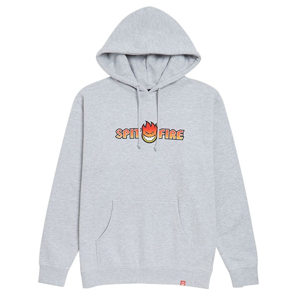【SPITFIRE】OG SPLIT FADE FILL HOODIE Grey heather スピットファイアー フーディー パーカー スケートボード スケボー SKATEBOARD