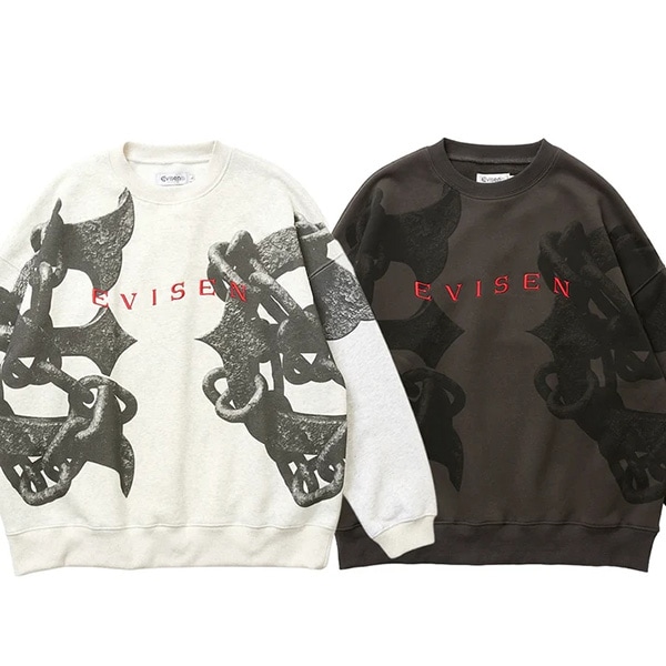 【Evisen】ANCHOR CREW SWEAT エビセン スウェットシャツ スケートボード スケボー SKATEBOARD