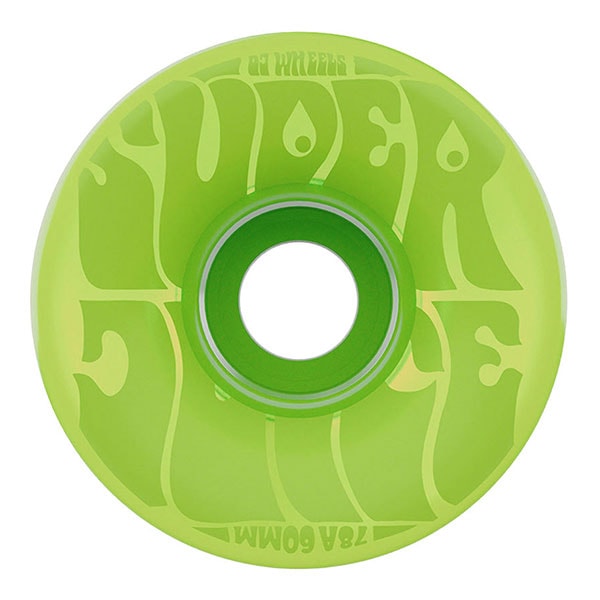 【OJ wheels】SUPER JUICE BUBBLE GUM TRANS GREEN サイズ：60mm 硬度：78A オージェイ スーパージュース  ウィール クルーズ ソフト  スケートボード スケボー SKATEBOARD