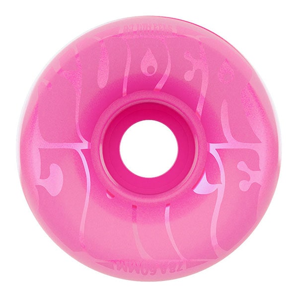 【OJ wheels】SUPER JUICE BUBBLE GUM TRANS PINK サイズ：60mm 硬度：78A オージェイ スーパージュース  ウィール クルーズ ソフト  スケートボード スケボー SKATEBOARD