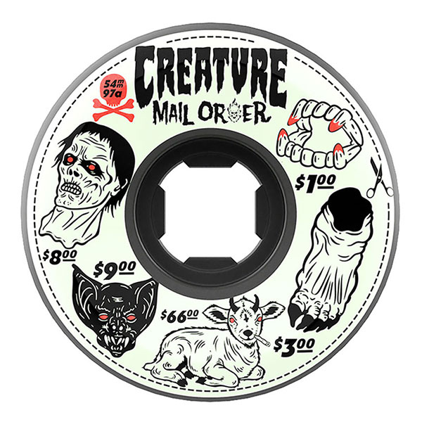 【OJ wheels】CREATURE MAIL ORDER BLOODSUCKER 54mm 97A オージェイ ウィール ハード スケートボード スケボー SKATEBOARD