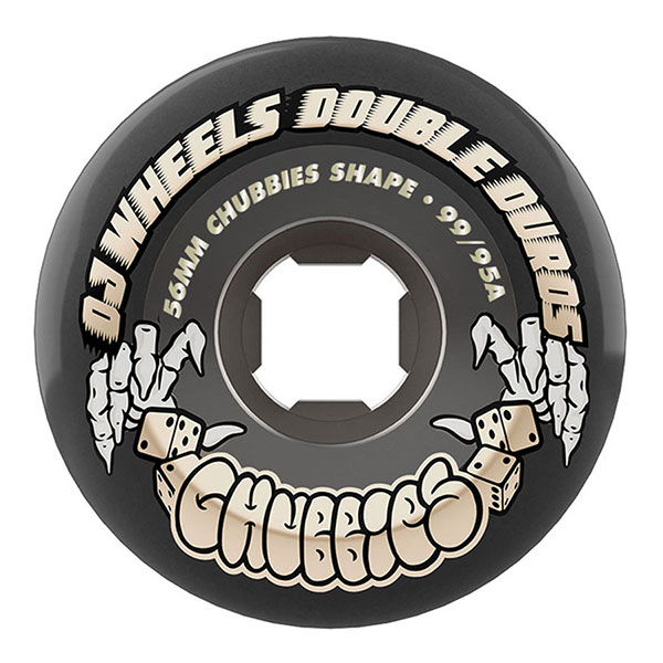 【OJ wheels】DOUBLE DURO TRANS BLACK CHUBBIES 56mm 99A/95A オージェイ ウィール ハード スケートボード スケボー SKATEBOARD