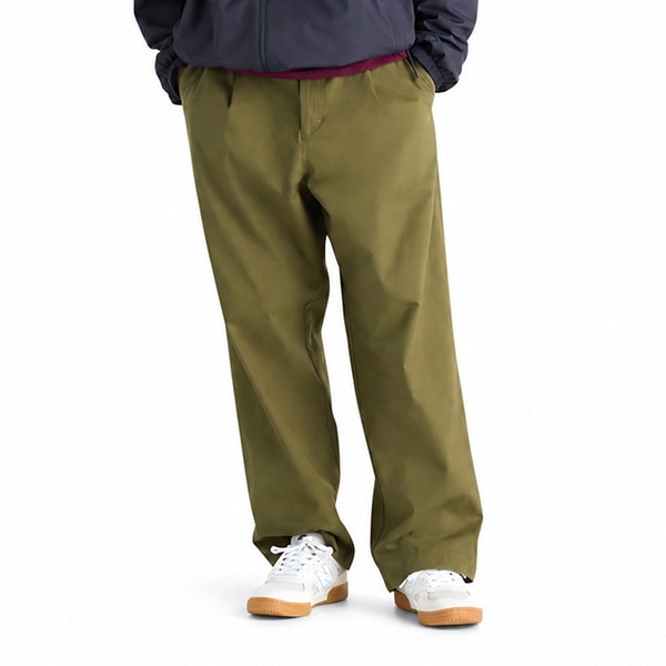 【NEW BALANCE NUMERIC】NB NUMERIC PLEATED PANT カラー：wakame (AAO)　ニューバランス ヌメリック パンツ スケートボード スケボー SKATEBOARD