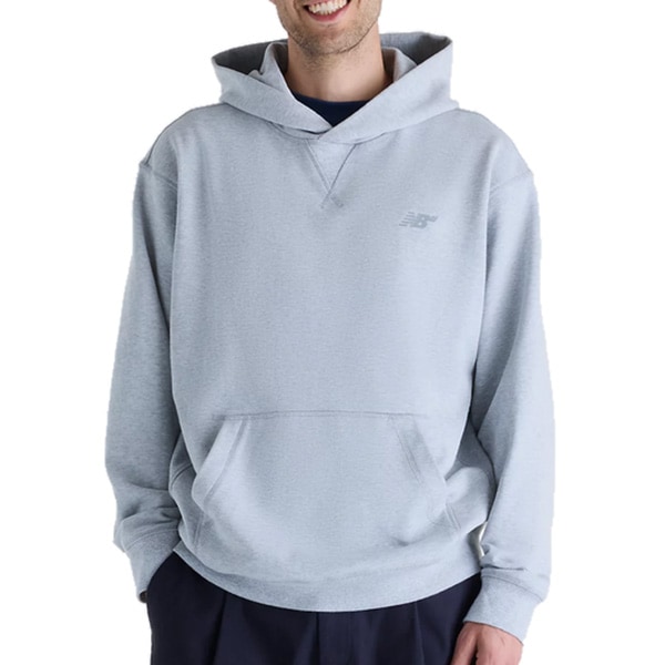 【NEW BALANCE NUMERIC】FRENCH TERRY HOODIE カラー:athletic grey (AG) ニューバランス ヌメリック スウェットシャツ フード パーカー スケートボード スケボー SKATEBOARD