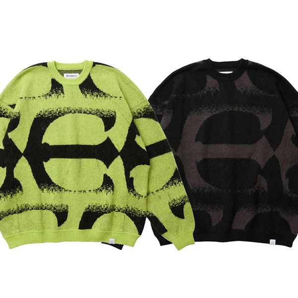 【Evisen】PATTERN MOHAIR KNIT エビセン ニット スケートボード スケボー SKATEBOARD