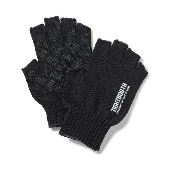 【TIGHTBOOTH】LOGO FINGERLESS GLOVES　タイトブース 手袋 スケートボード スケボー SKATEBOARD