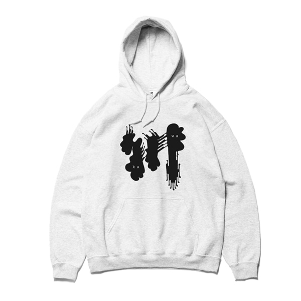 【川】BIGLOGO HOODIE 淡灰 パーカー スケートボード スケボー SKATEBOARD