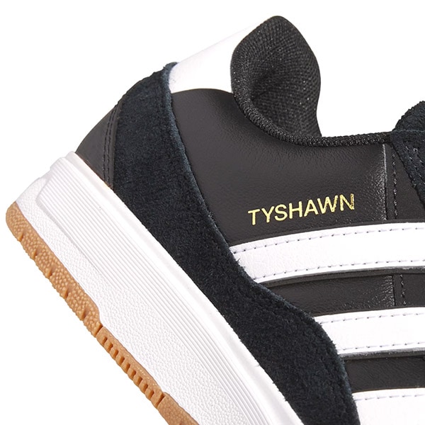 【adidas skateboarding】TYSHAWN II JI0846 core black/cloud white/gum　アディダス スケボー シューズ 靴 スニーカー SKATEBOARD SHOES