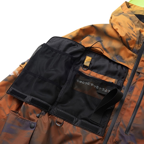 【Evisen×Chaos Fishing Club】EVENING BITE JACKET orange エビセン カオスフィッシングクラブ スケートボード スケボー SKATEBOARD