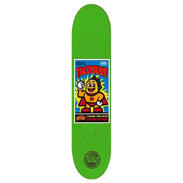 新品TACOSURF スケートボードデッキ 8.0インチ ed8ff5f469960c0d4e1da73b0257a3